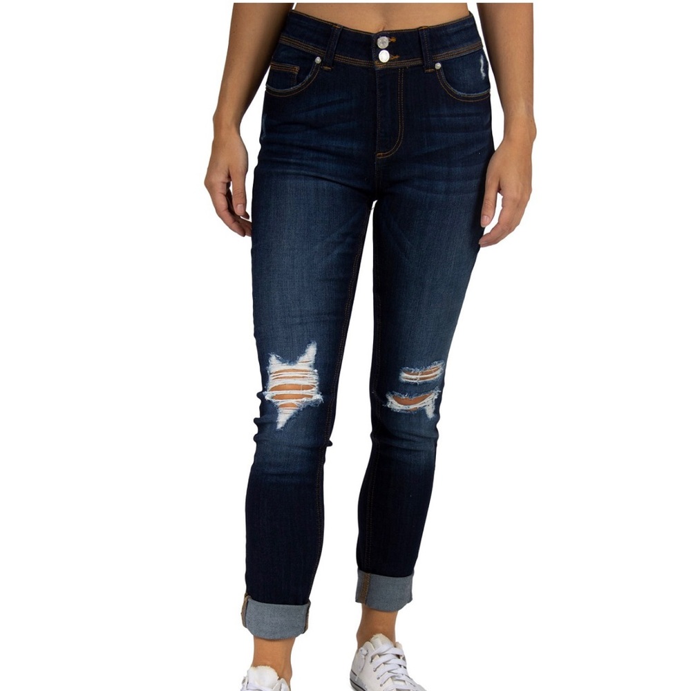 Indigo Rein Juniors Destructed High Rise Skinny jeans